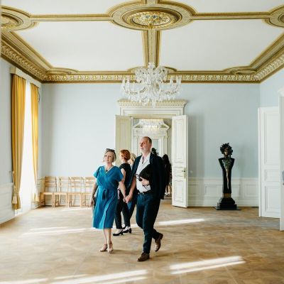 Fotografia z interiéru Kaštieľa vo Voderadoch