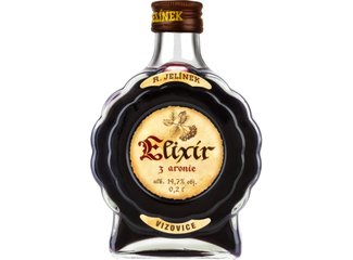 Arónia - elixír 14,7% 0.2 l budík