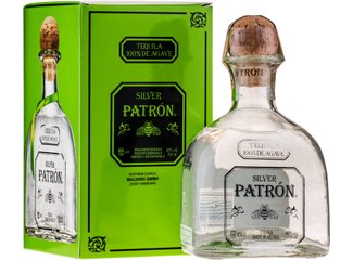 Tequila Patron Silver 40% 0.7 l plech