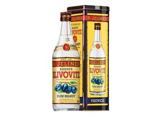 Slivovica KOSHER biela 50% 0,7 l plech Jelinek