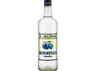 Moravska Slivka biela 40% 1 l Jelinek