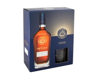 Metaxa 12* 40% 0.7 l + 2 poháre