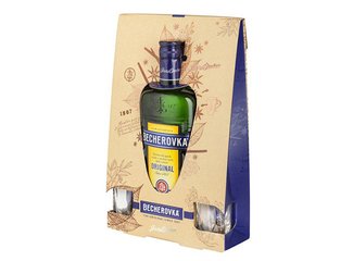 Becherovka 38% 0.7 l+2poh.