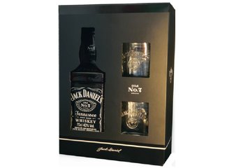 Jack Daniels 40% 0.7 l + 2 poháre