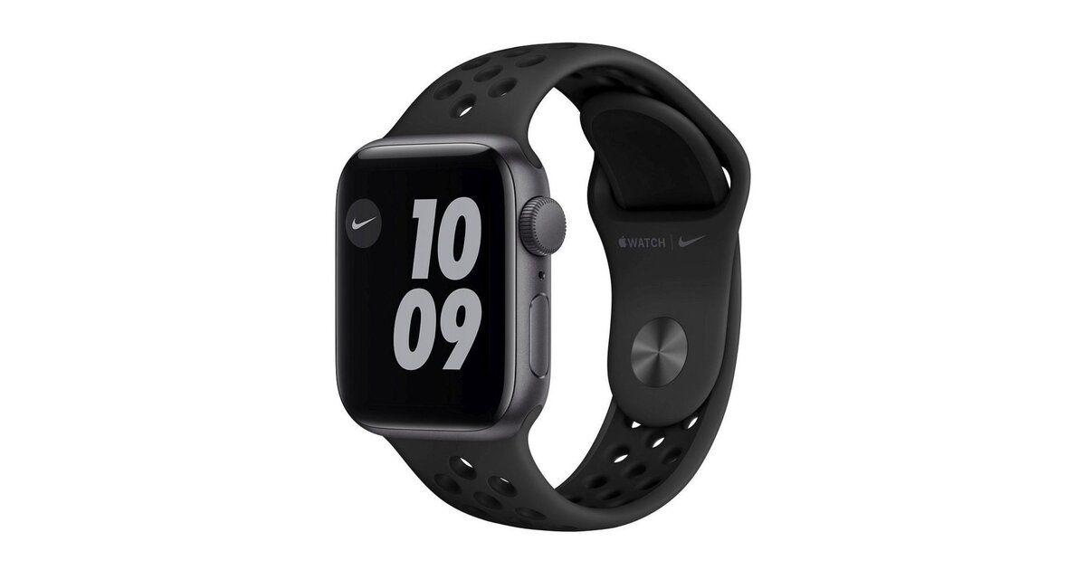apple watch nike se 44mm space grey aluminium case gps