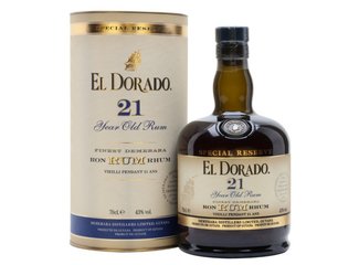 Rum El Dorado 21yo 43% 0.7 l TUBA