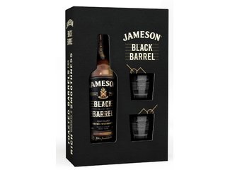 Jameson Black barell 40% 0.7 l + 2 poháre