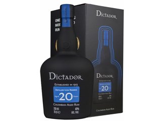 Rum Dictador 20yo 40% 0.7 l krabica