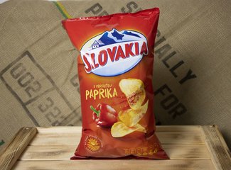 Slovakia paprikové čipsy