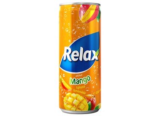 Relax PLECH mango 330 ml ZALOHA