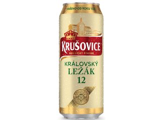 Krušovice 12% 0,5 l plech ZALOH