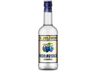 Moravská Slivka biela 40% 0.5 l Jelínek