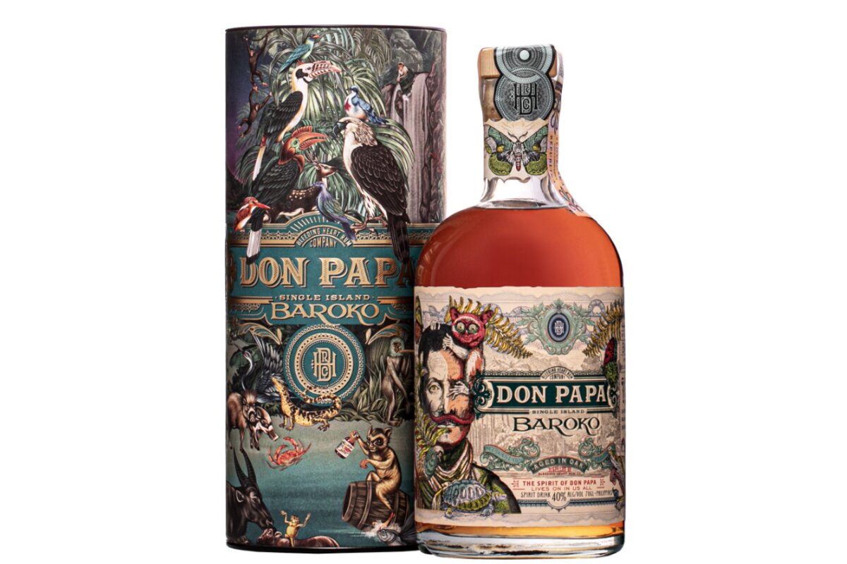 Don Papa Baroko Rum 40% 0.7l - order the best from NOVUS