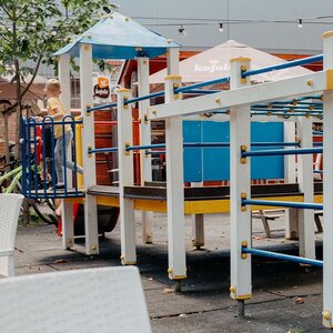 Detské ihrisko v mestskom amfiteátri