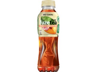 FUZE TEA čierny broskyňa/ruža ZERO 0,5 l PET Z