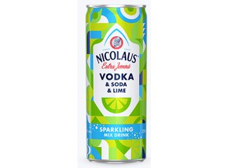 Vodka Nicolaus&Soda&Lime 6% 0,25l plech Z