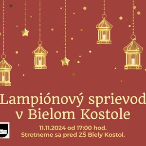 Lampiónový sprievod v Bielom Kostole