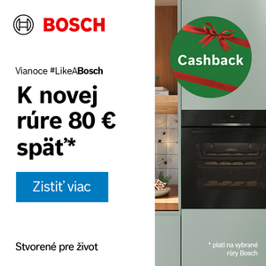 Cashback za nákup multifunkčných rúr Bosch