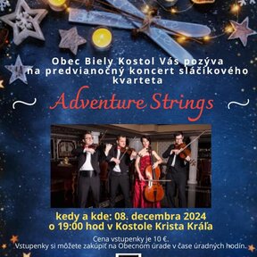 Sláčikový kvartet Adventure Strings