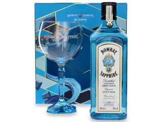 Gin Bombay 40% 0,7 + pohár