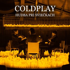 Coldplay hudba pri sviečkach