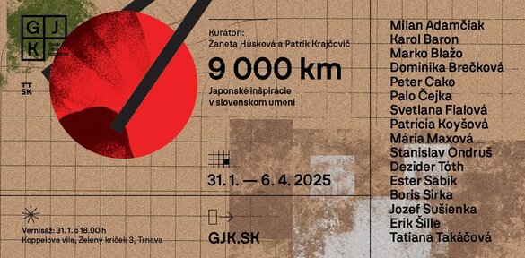 9000 km: Japonské inšpirácie v slovenskom umení - výstava