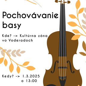 Pochovávanie basy Voderady