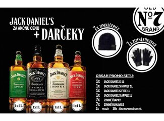Jack Daniel´s  PROMOSET 36,3% 4x1l