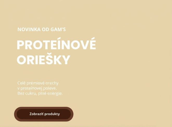 Protein oriešky