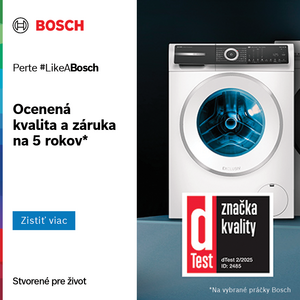 5-ročná záruka na vybrané práčky Bosch