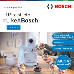 Uži si leto #LikeABosch a získaj zmrzlinovač