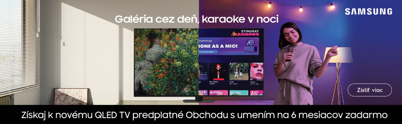 Zabav sa pri kúpe vybraných televízorov Samsung!