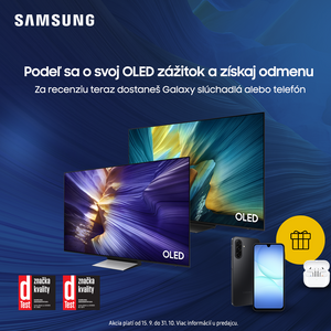 Podeľ sa o svoj OLED zážitok so Samsungom a získaj odmenu