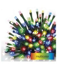 Emos LED vianočná reťaz, 18m, vonkajšia aj vnútorná, multicolor, programy, časovač