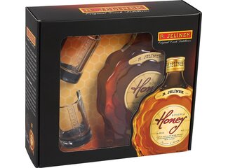Slivovica HONEY BOHEMIA 35% 0,5 l + 2 poháre