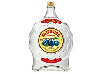Slivovica biela /budik/45% 3 l Jelinek
