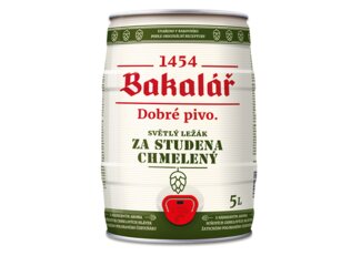 Bakalár za studena chmelený 12% 5 L súdok