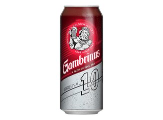 Gambrinus 10% 0.5 l plech ZALOH