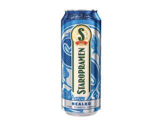 Staropramen nealko 0.5 l plech ZALOH