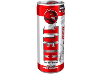 HELL Red grape Strong 250ml plech ZALOHA