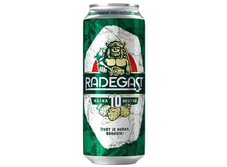 Radegast 10% 0,5 l plech ZALOHA
