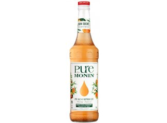 Monin Peach-Apricot PURE 0,7 l sklo