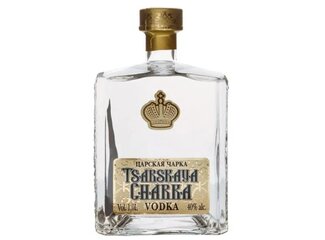 Vodka Tsarskaya Charka gold 40% 1 l
