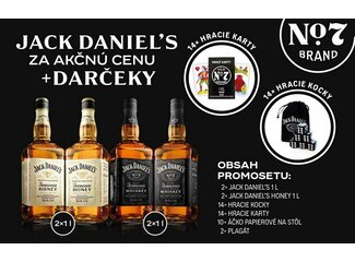 Jack Daniel´s  PROMOSET HRACÍ 37,5% 4x1l