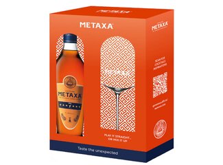 Metaxa 7* 40% 0.7 l + pohár