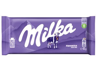 Milka čokoláda mliečna 90g