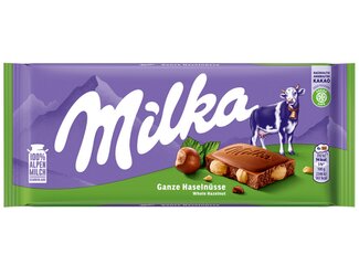Milka čokoláda orech celý 95g