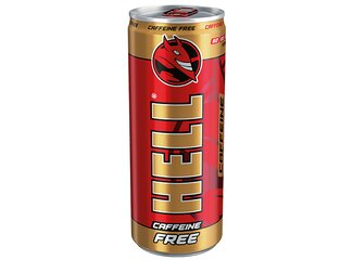 HELL Caffeine free 250ml plech