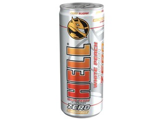 HELL Zero White peach 250ml plech Z