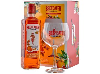 Gin Beefeater Blood Orange 37,5% 0.7l+pohár